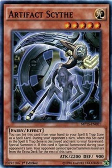 Artifact Scythe (MP15-EN001) [2015 Mega-Tins Mega Pack]