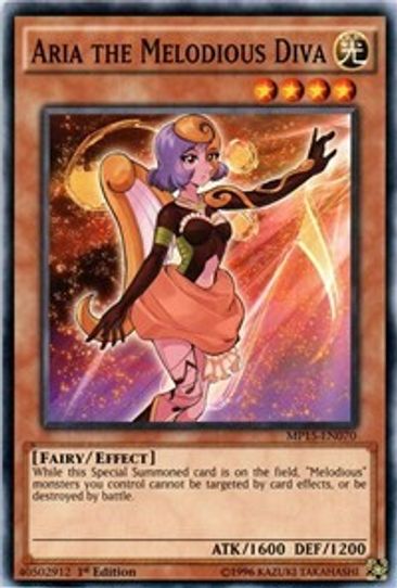 Aria the Melodious Diva (MP15-EN070) [2015 Mega-Tins Mega Pack]