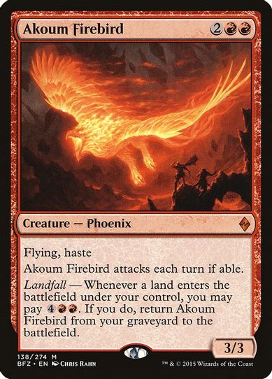 Akoum Firebird (138) [Battle for Zendikar]