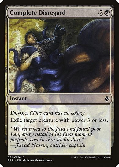 Complete Disregard (90) [Battle for Zendikar]