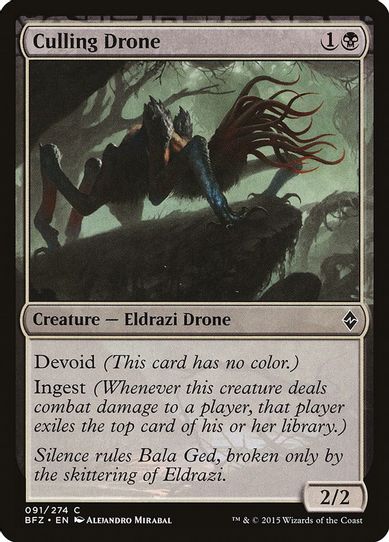 Culling Drone (91) [Battle for Zendikar]