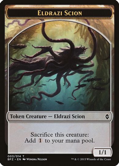 Eldrazi Scion Token (Nelson) (3) [Battle for Zendikar]