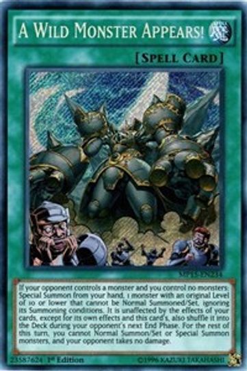 A Wild Monster Appears! (MP15-EN234) [2015 Mega-Tins Mega Pack]
