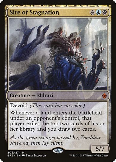 Sire of Stagnation (206) [Battle for Zendikar]