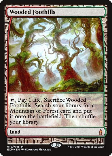 Wooded Foothills (19) [Zendikar Expeditions]
