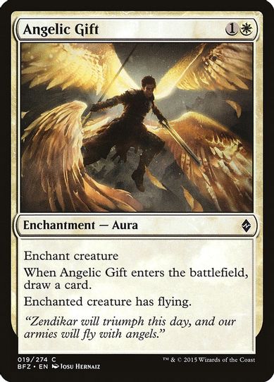 Angelic Gift (19) [Battle for Zendikar]