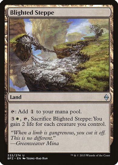 Blighted Steppe (232) [Battle for Zendikar]