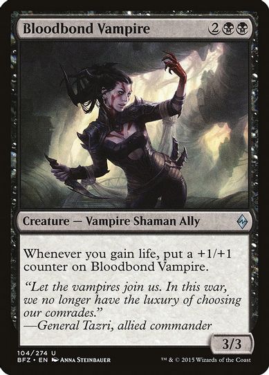 Bloodbond Vampire (104) [Battle for Zendikar]