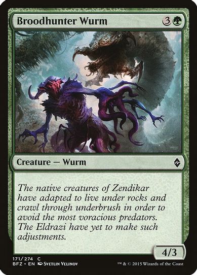 Broodhunter Wurm (171) [Battle for Zendikar]