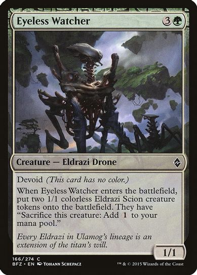 Eyeless Watcher (166) [Battle for Zendikar]