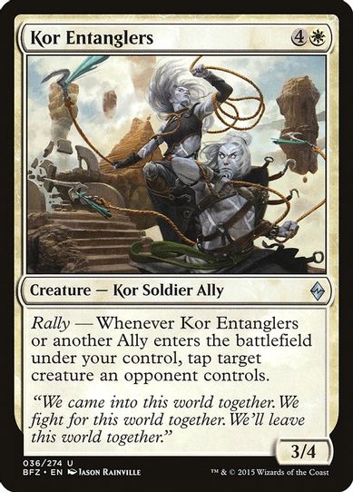 Kor Entanglers (36) [Battle for Zendikar]