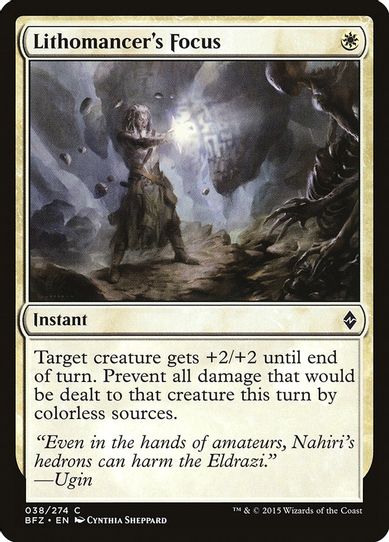Lithomancer's Focus (38) [Battle for Zendikar]