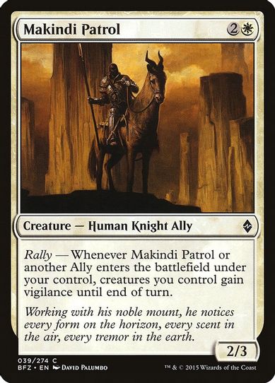 Makindi Patrol (39) [Battle for Zendikar]