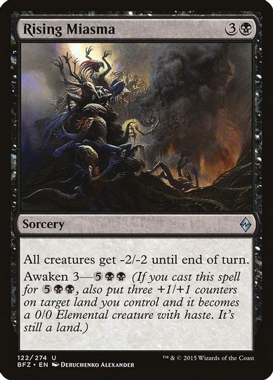 Rising Miasma (122) [Battle for Zendikar]