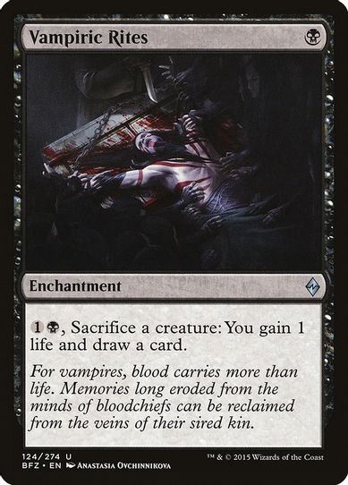 Vampiric Rites (124) [Battle for Zendikar]