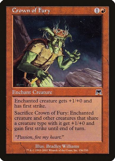 Crown of Fury (196) [Onslaught]