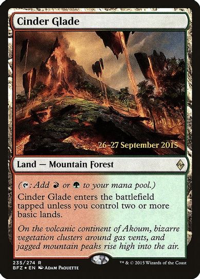 Cinder Glade (235) [Prerelease Cards]