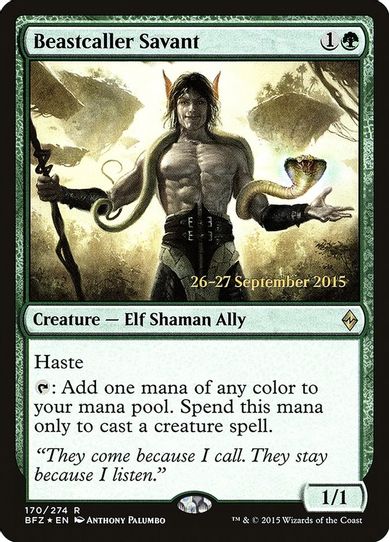 Beastcaller Savant (170) [Prerelease Cards]