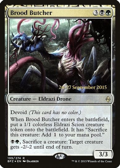 Brood Butcher (199) [Prerelease Cards]