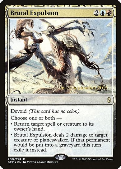 Brutal Expulsion (200) [Prerelease Cards]