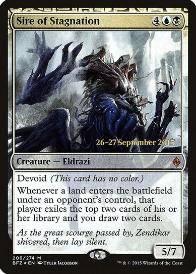 Sire of Stagnation (206) [Prerelease Cards]