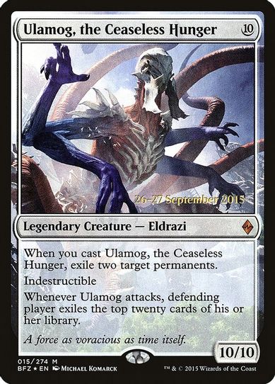 Ulamog, the Ceaseless Hunger (15) [Prerelease Cards]