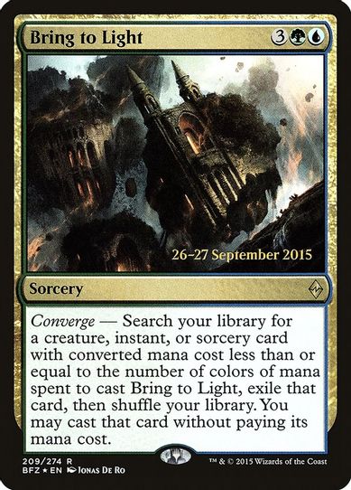Bring to Light (209) [Prerelease Cards]