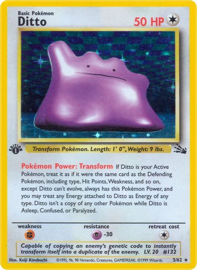  Ditto Pokemon Card