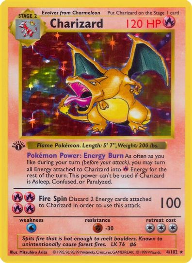 Charizard (4/102) [Base Set (Shadowless)]