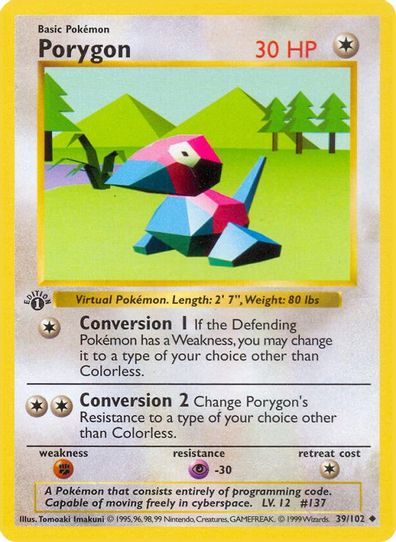 Shadowless Pokemon Cards