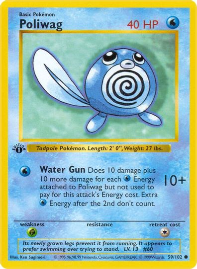 Poliwag (59/102) [Base Set (Shadowless)]