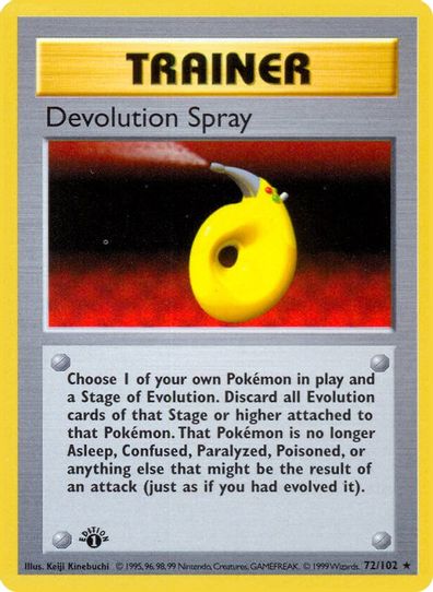 Devolution Spray (72/102) [Base Set (Shadowless)]