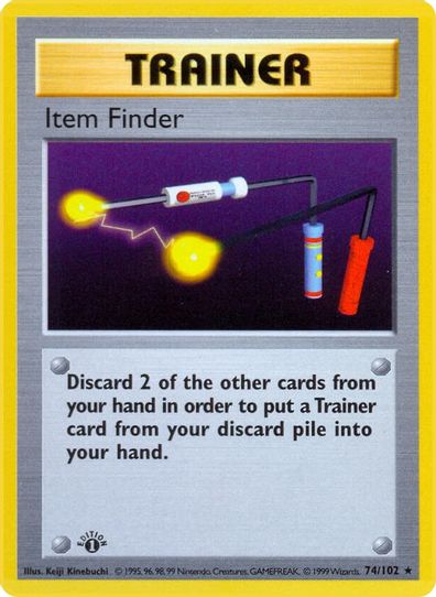 Item Finder (74/102) [Base Set (Shadowless)]