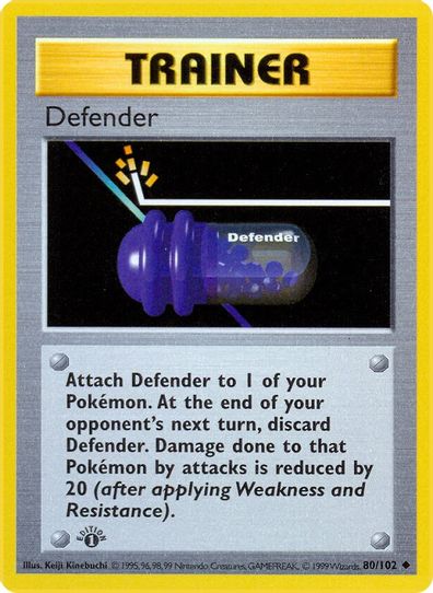 Defender (80/102) [Base Set (Shadowless)]