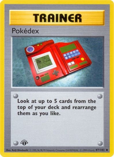 Pokedex (87/102) [Base Set (Shadowless)]