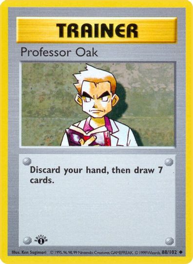 Professor Oak (88/102) [Base Set (Shadowless)]