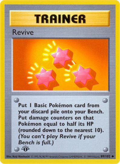 Revive (89/102) [Base Set (Shadowless)]