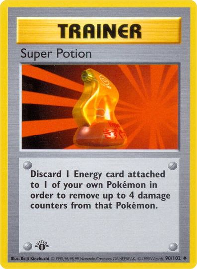 Super Potion (90/102) [Base Set (Shadowless)]