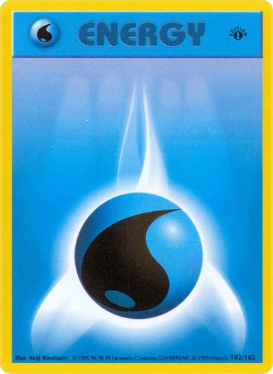 Water Energy (102/102) [Base Set (Shadowless)]