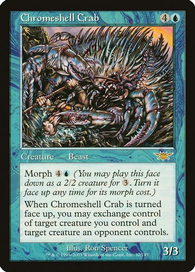 Chromeshell Crab (32) [Legions]