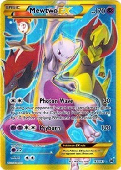 Mewtwo EX ( Secret Full Art) (163/162) [XY: BREAKthrough]