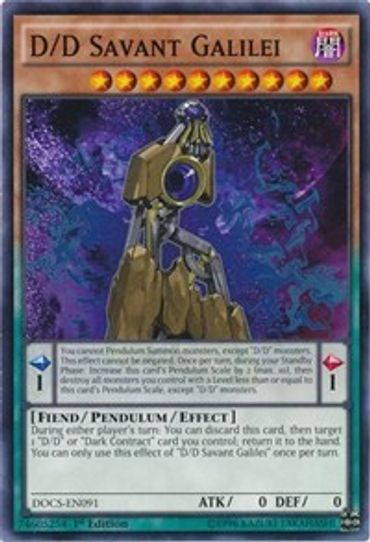 D/D Savant Galilei (DOCS-EN091) [Dimension of Chaos]