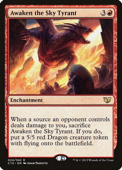 Awaken the Sky Tyrant (24) [Commander 2015]