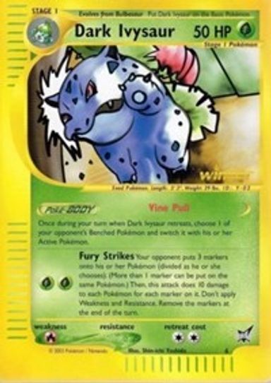 Dark Ivysaur - [Winner] (6) [Best of Promos]