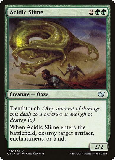 Acidic Slime (173) [Commander 2015]