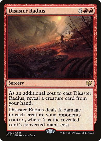 Disaster Radius (150) [Commander 2015]