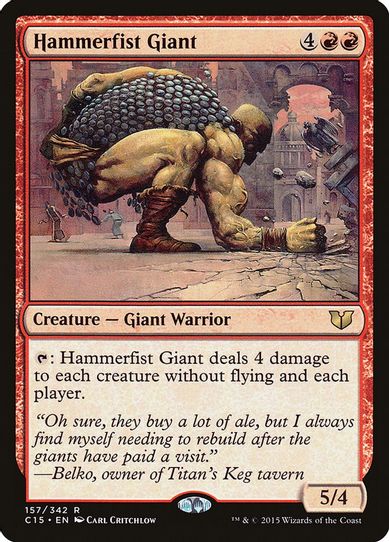 Hammerfist Giant (157) [Commander 2015]