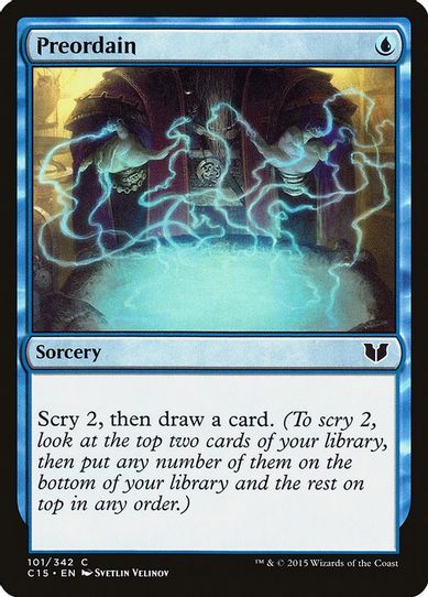Preordain (101) [Commander 2015]