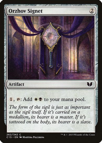 Orzhov Signet (262) [Commander 2015]