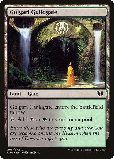 Golgari Guildgate (286) [Commander 2015]